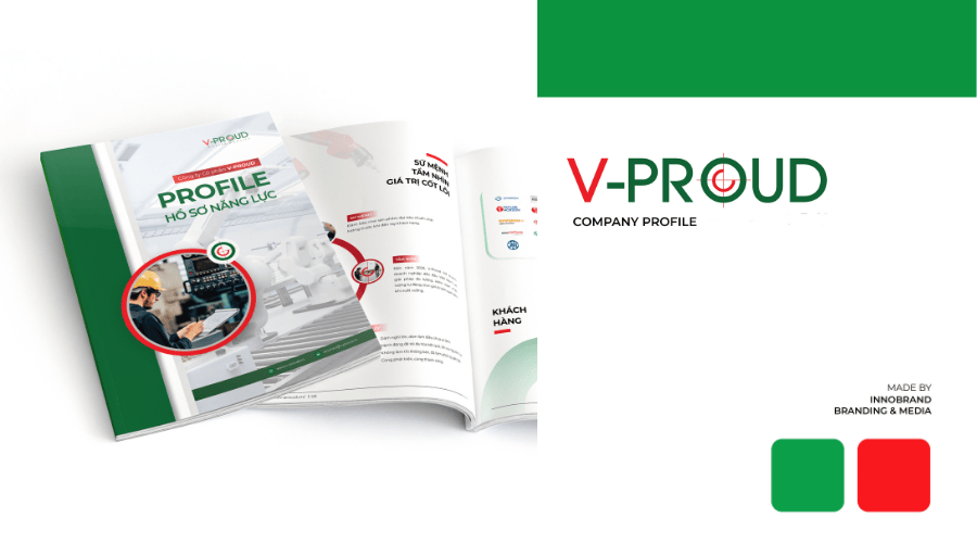 Thiết kế hồ sơ năng lực V-proud