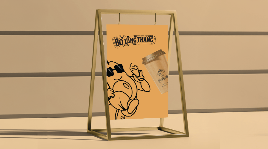 Thiết kế nhận diện thương hiệu cho Bơ Lang Thang