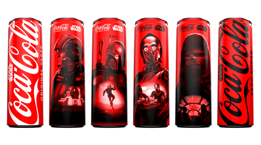 30 lon và chai Coca-Cola